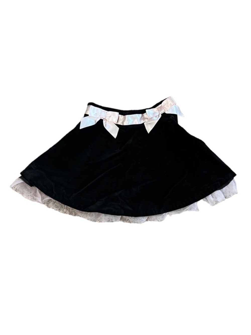 Janie and Jack “Black Tie Ballet” Velour Skirt Size 3